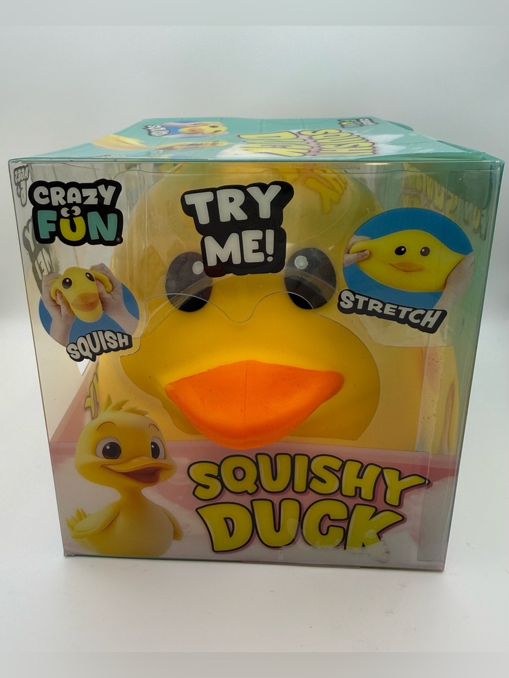 Crazy Fun Squishy Duck Toy NWT Sensory Stress Relief Cute Kawaii Fidget